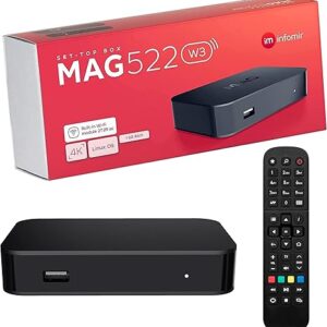 Latest Genuine Mag 522 W3 v2 4K HDR, Built-in Dual Band 2.4G/5G 2T2R ac WiFi